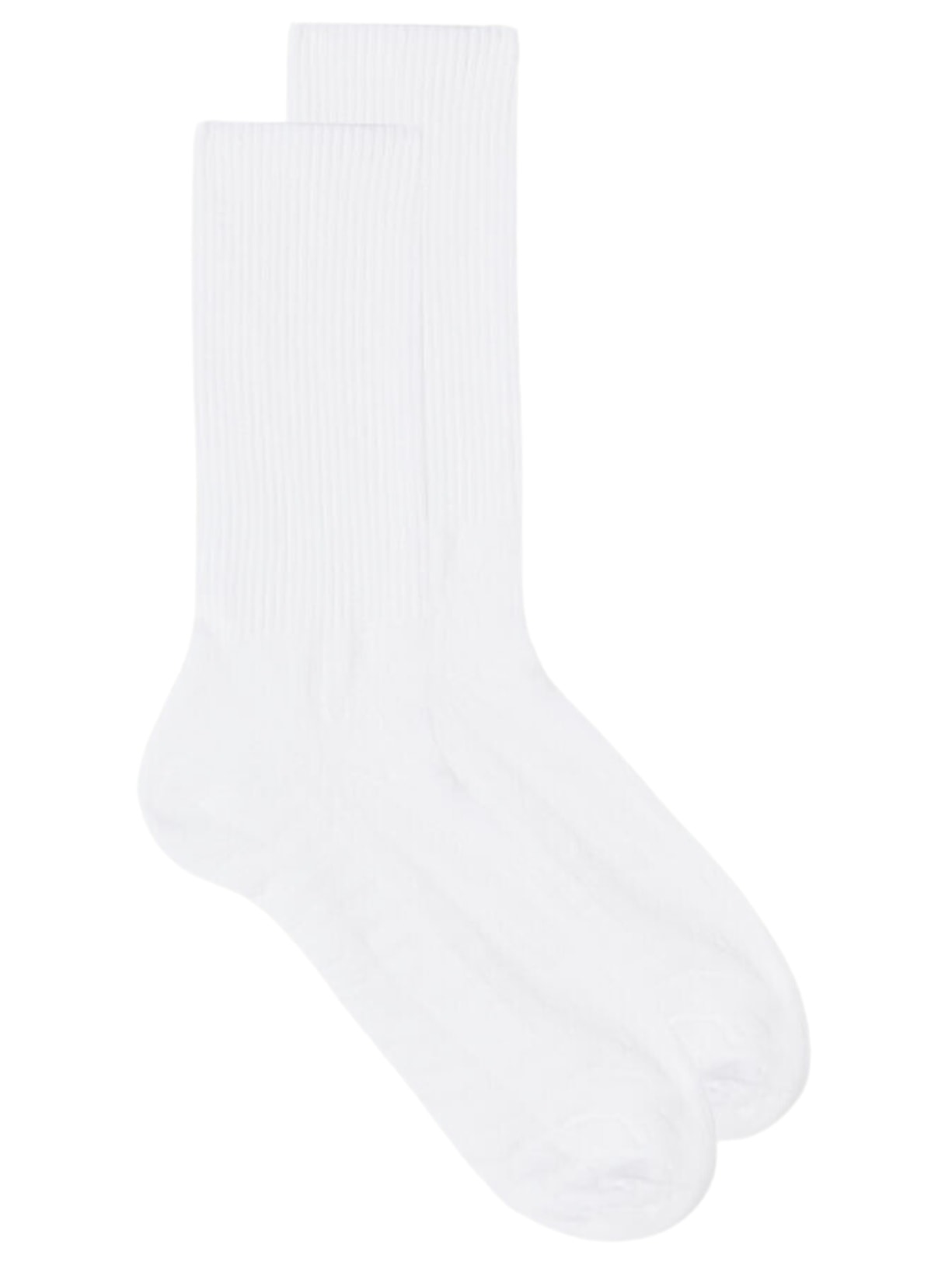 Meias Curtas Em Algodão Turco - Branco