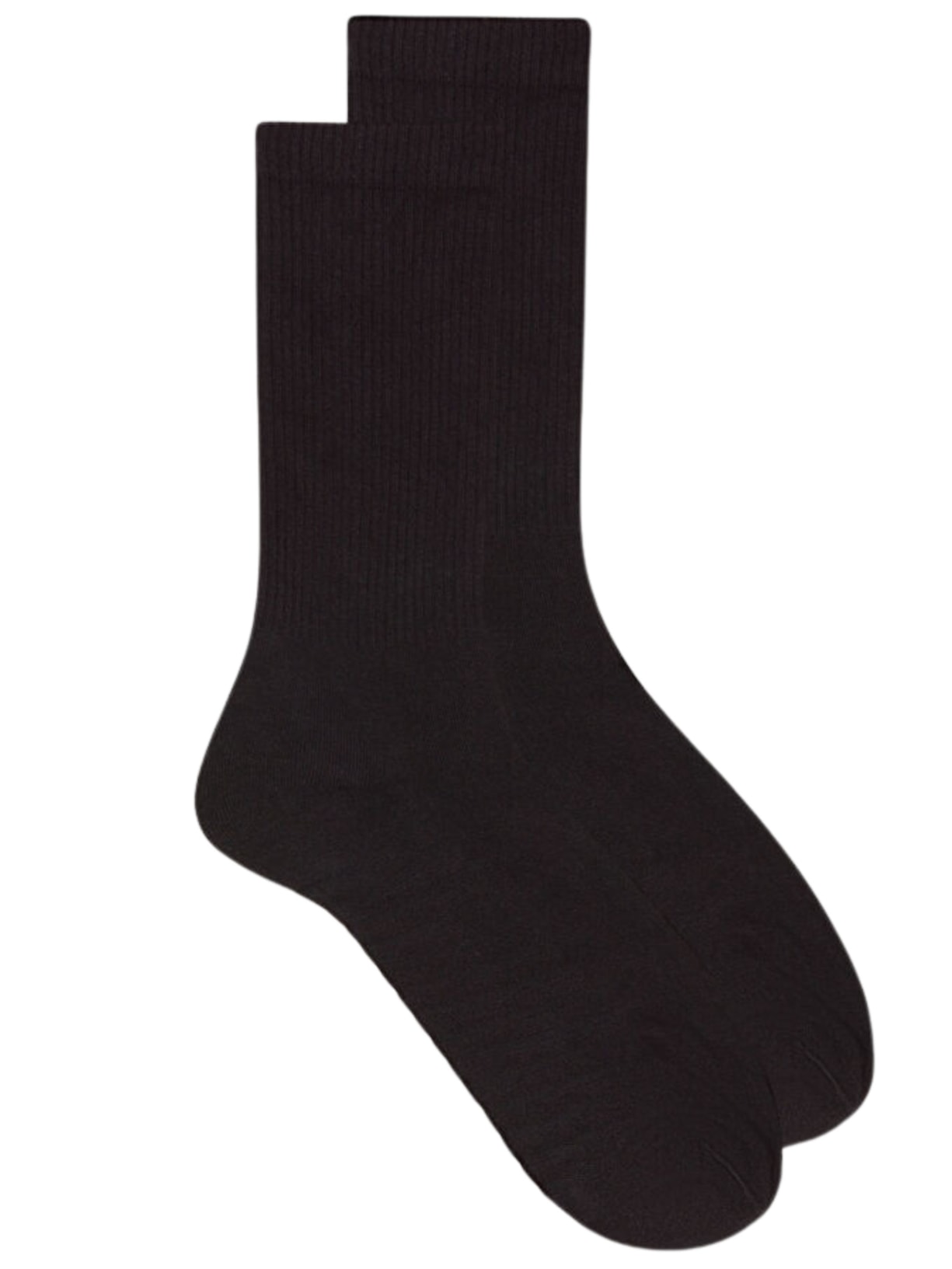 Meias Curtas Em Algodão Turco - Preto