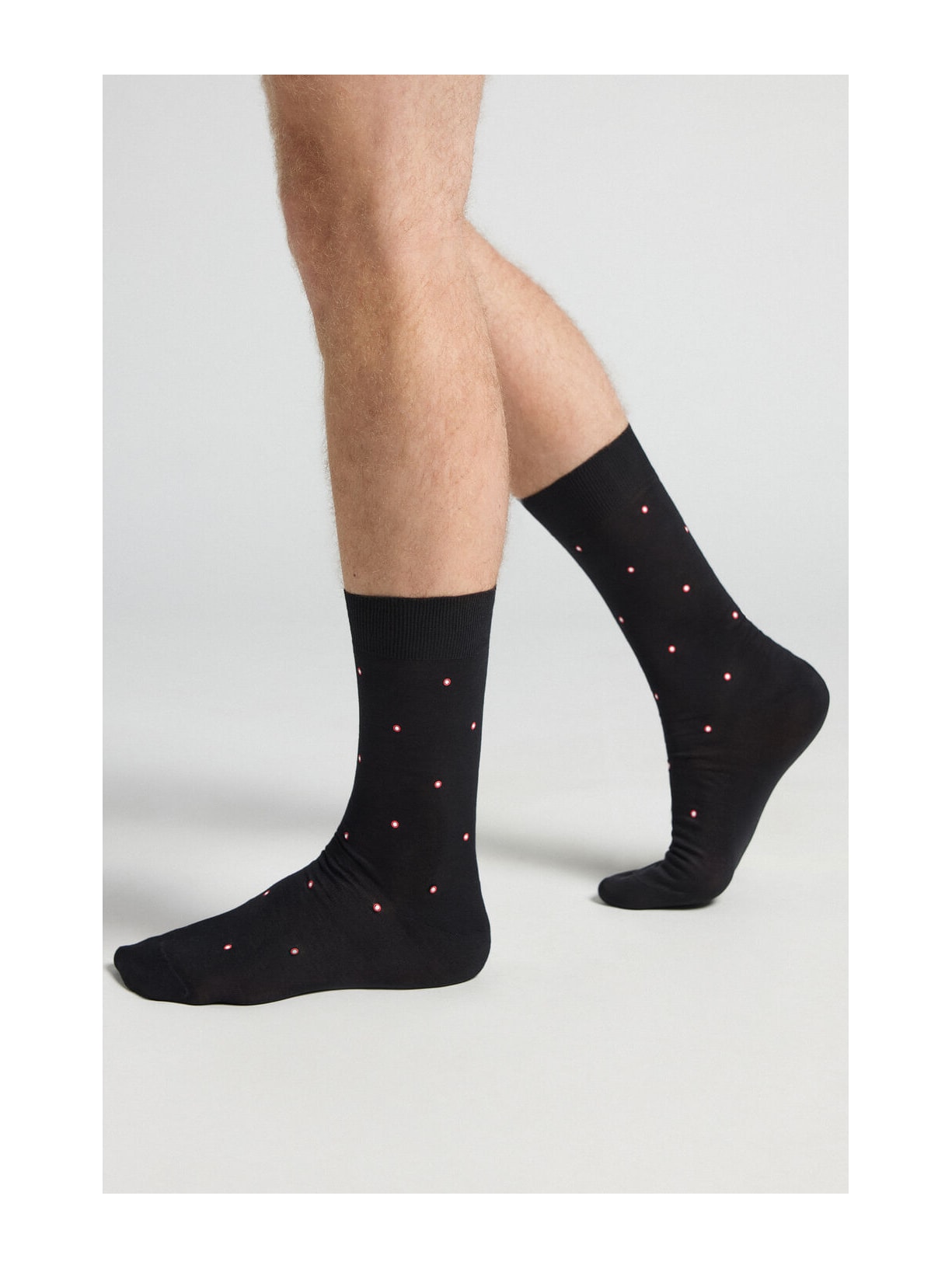 Meias Curtas Em Fio De Escócia Preto Intimissimi