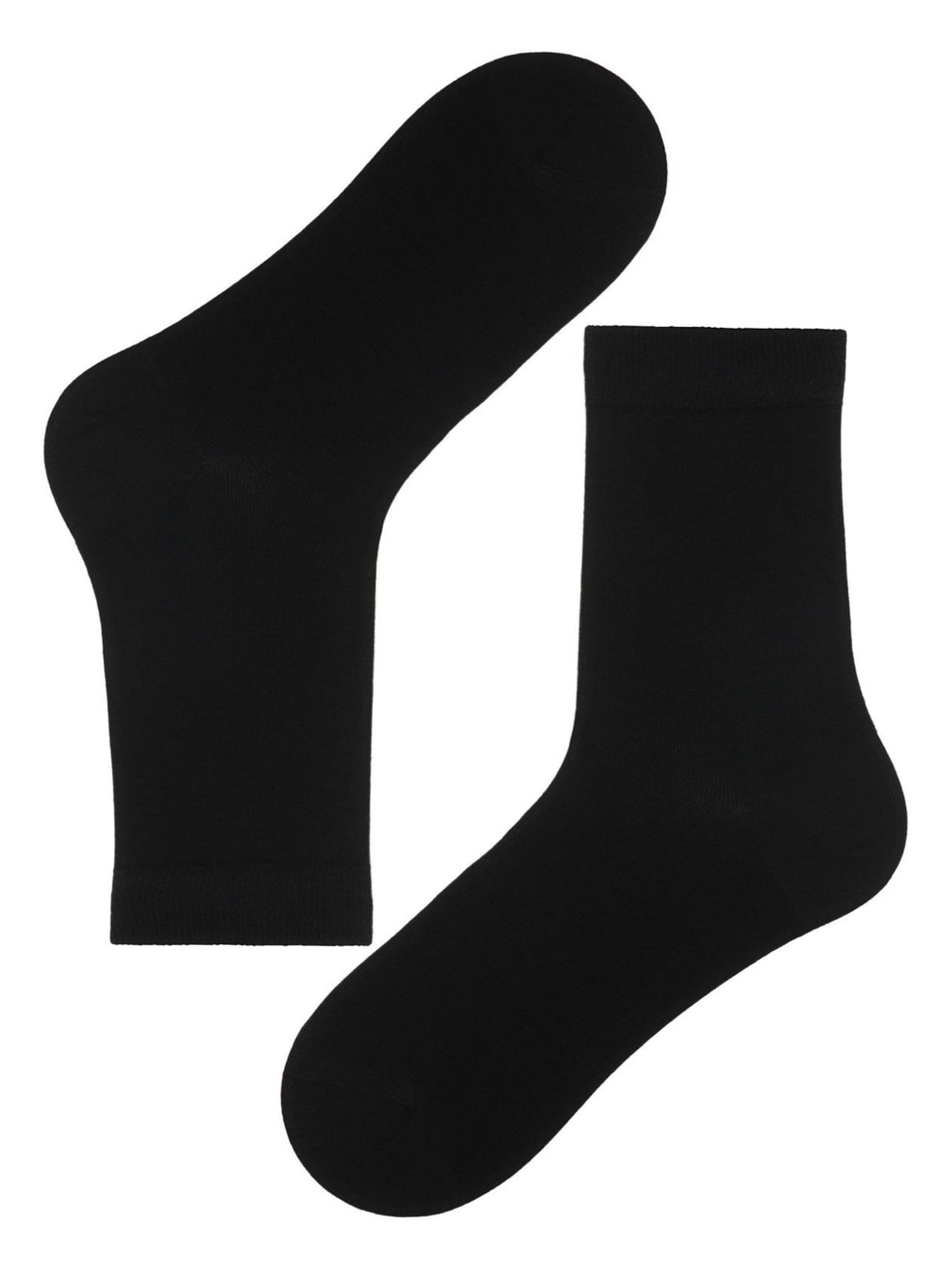 Meias Curtas Lã e Algodão - Preto