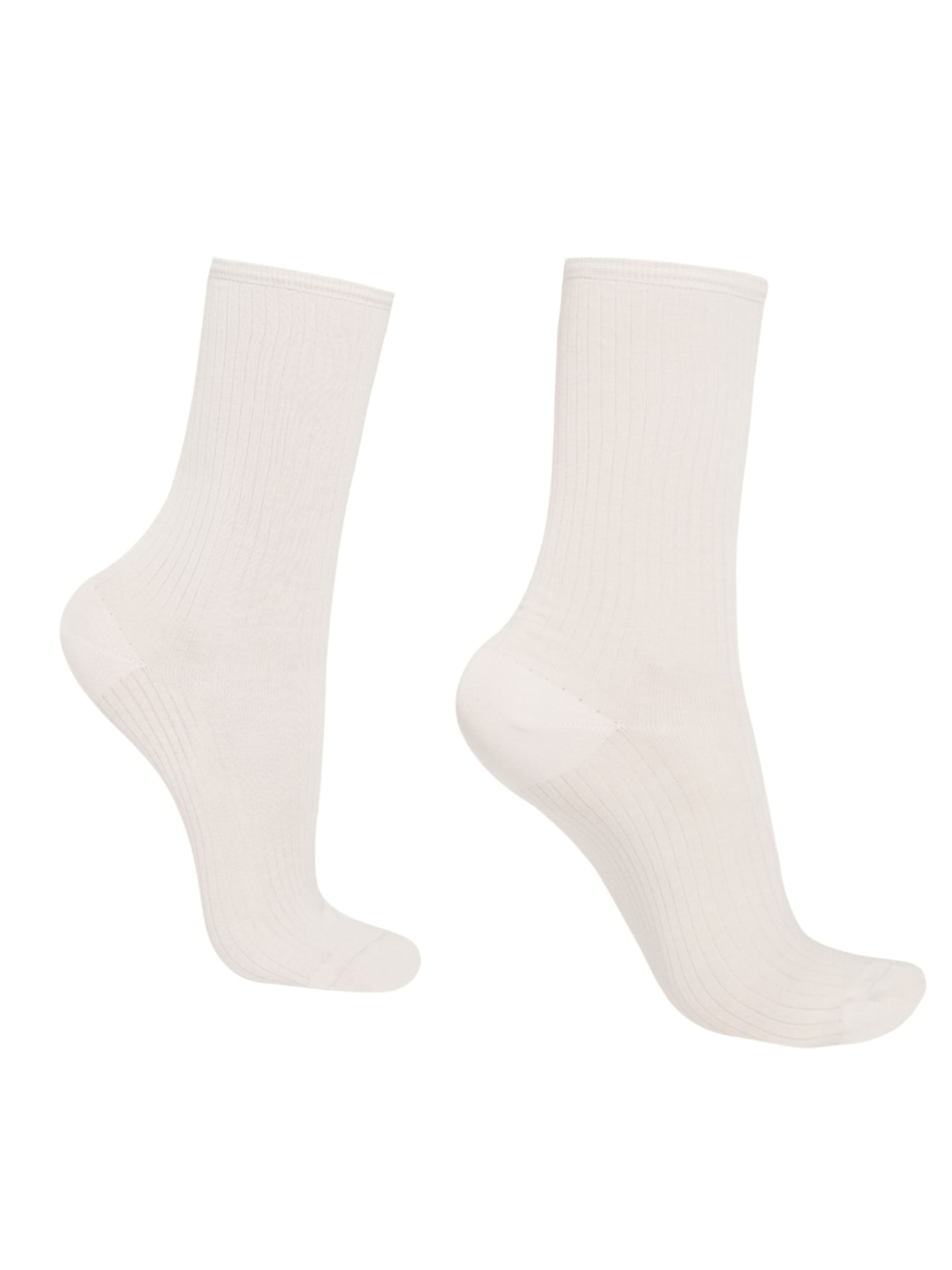 Meias Curtas Lisas - Branco