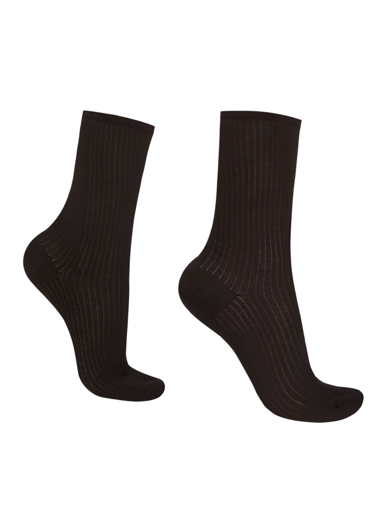 Meias Curtas Lisas - Preto