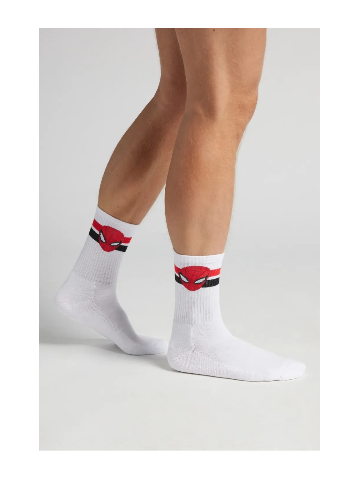 Meias Curtas Marvel Homem-Aranha Em Algodão Turco Branco Intimissimi