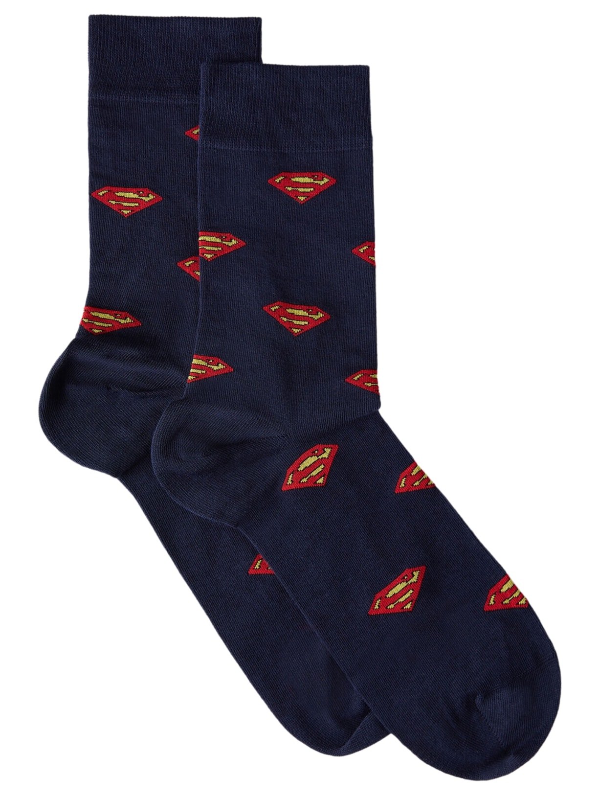 Meias Curtas Super-Homem Para Homem - Azul