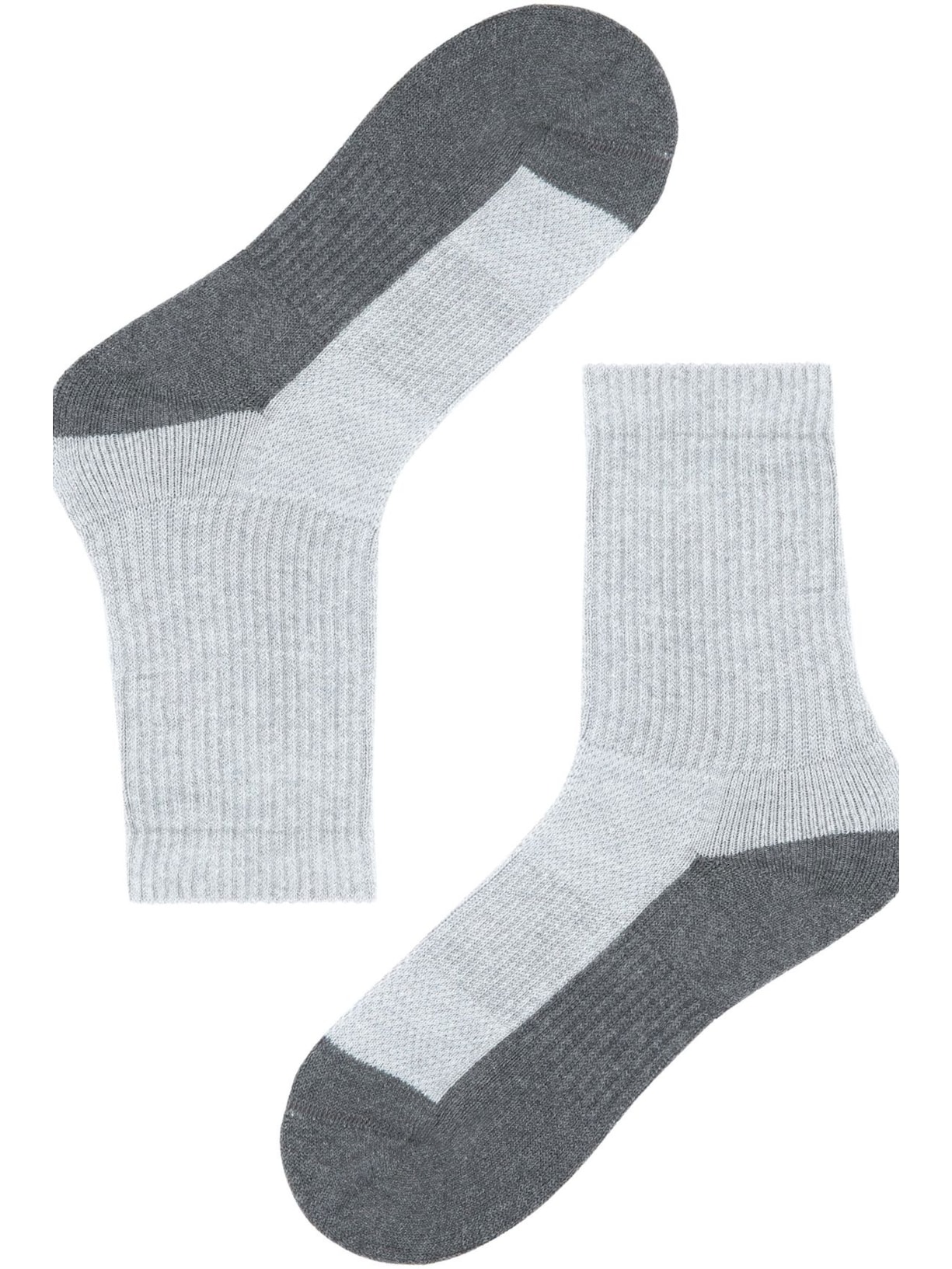 Meias Desportivas Unissexo Curtas - Cinza