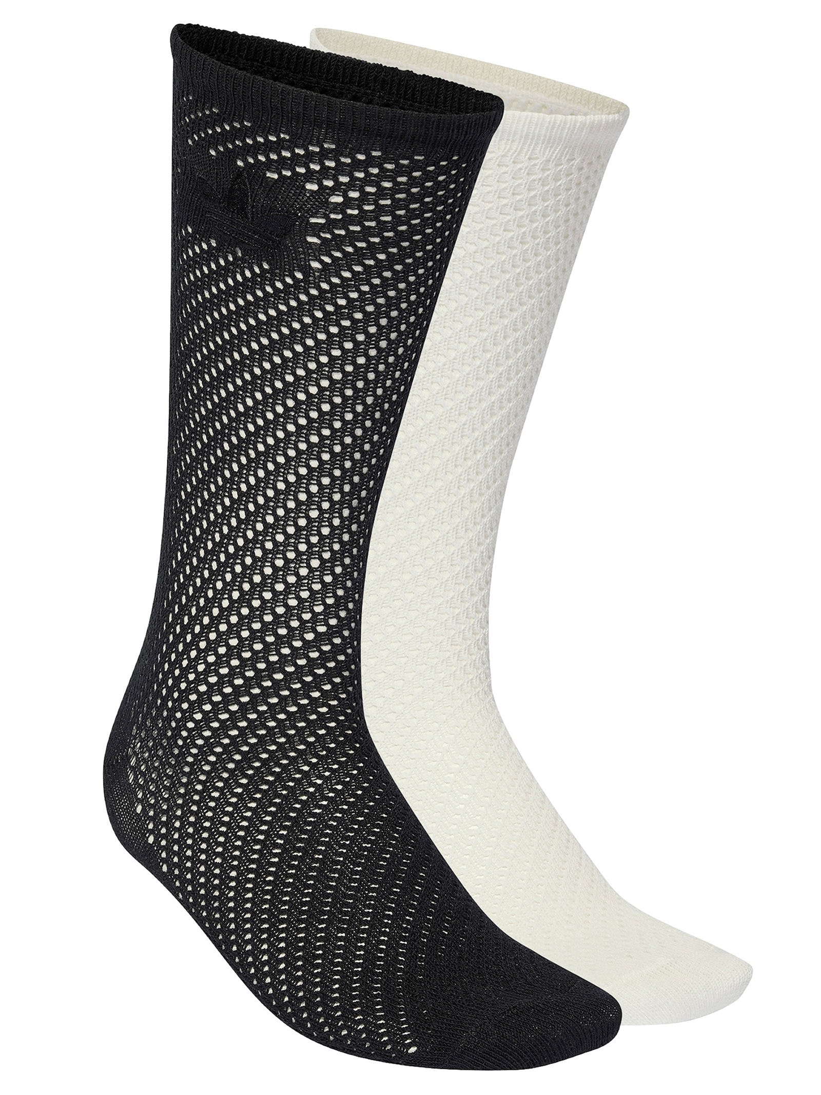 トップス MEIAS PAPER YARN MESH PO / ORPO Meias Feminina Crochet S 2Pares - Branco - Adidas Originals