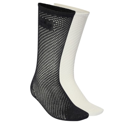 Meias Feminina Crochet S 2Pares - Branco