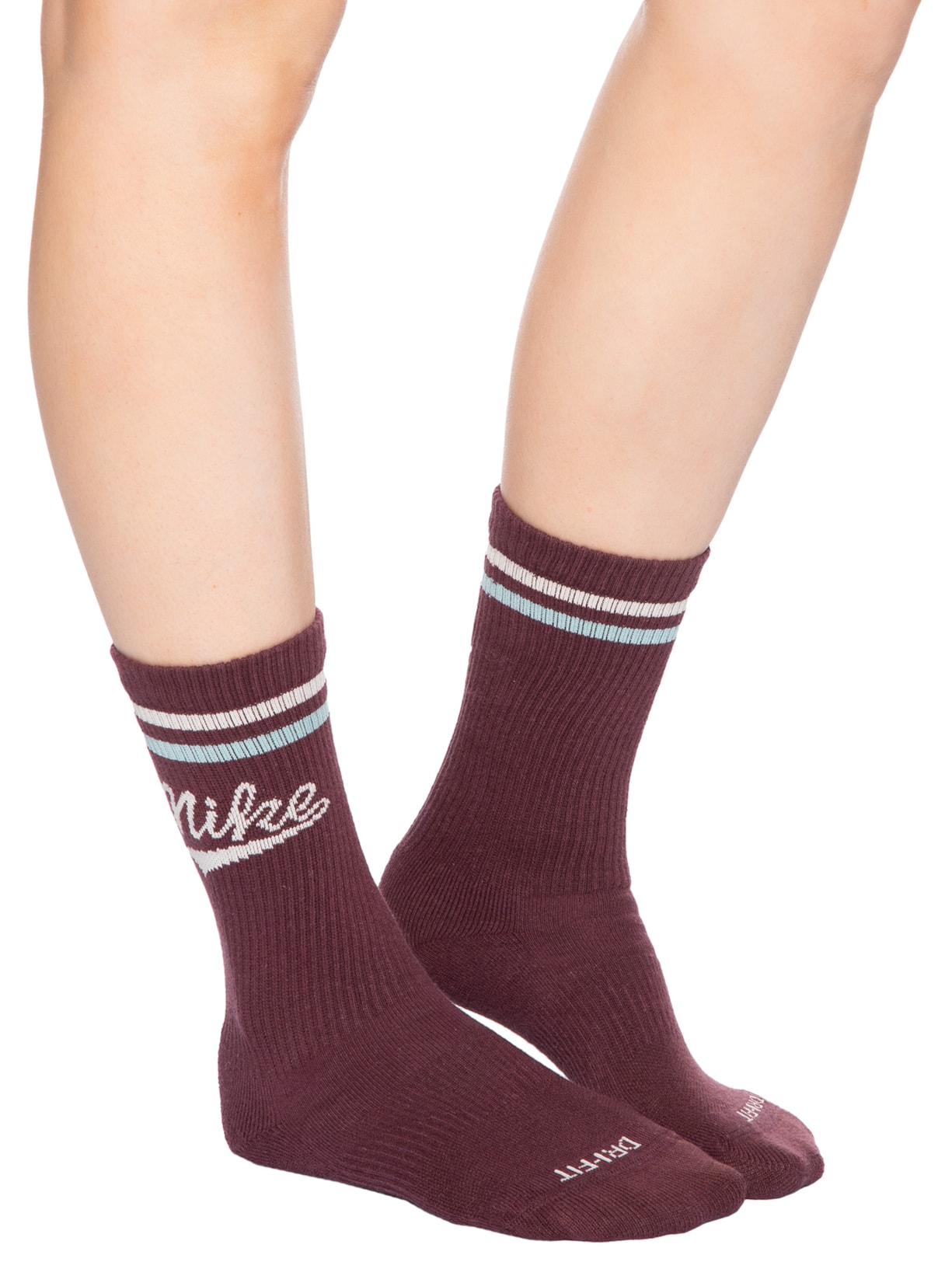 Meias Femininas Everyday Plus 3 Pares Vermelho Nike