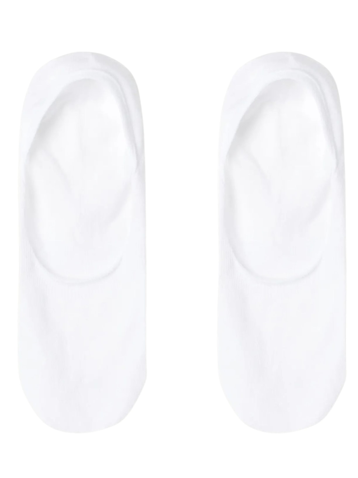 Meias Invisíveis Em Algodão - Branco