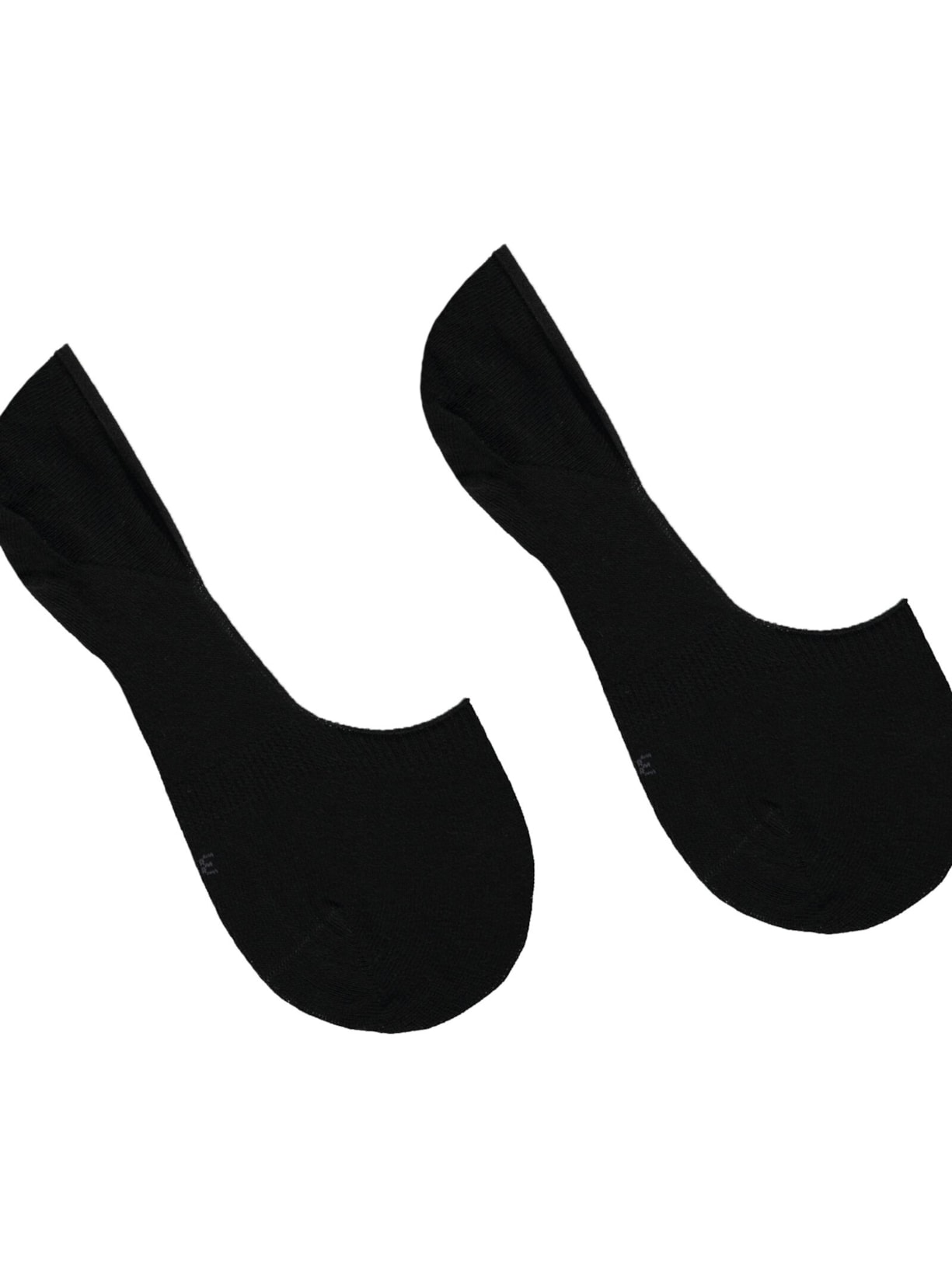 Meias Invisíveis Em Algodão - Preto