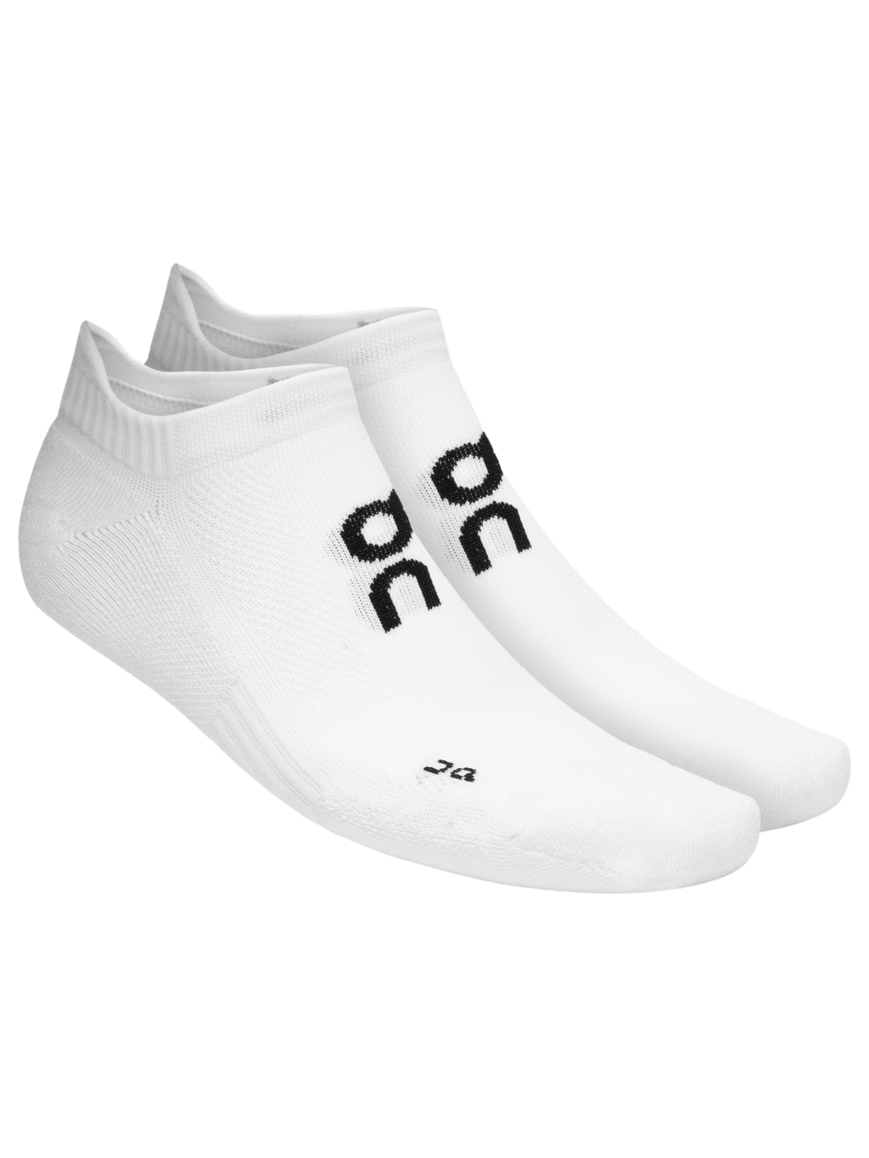 Meias Masculinas Kit 2 Core Run Sock Low 2P Branco On Running