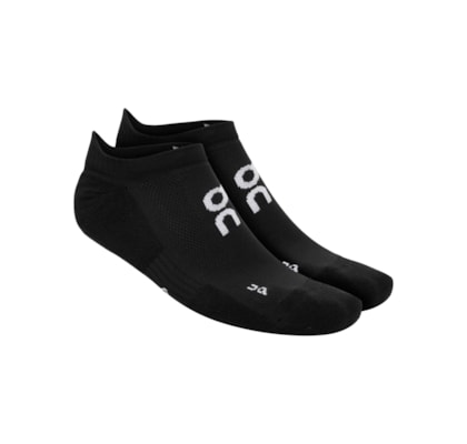 Meias Masculinas Kit 2 Core Run Sock Low 2P - Preto