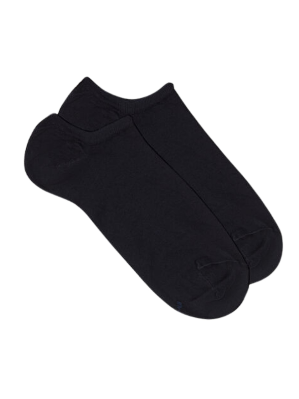 Meias Soquetes Em Algodão Supima - Azul