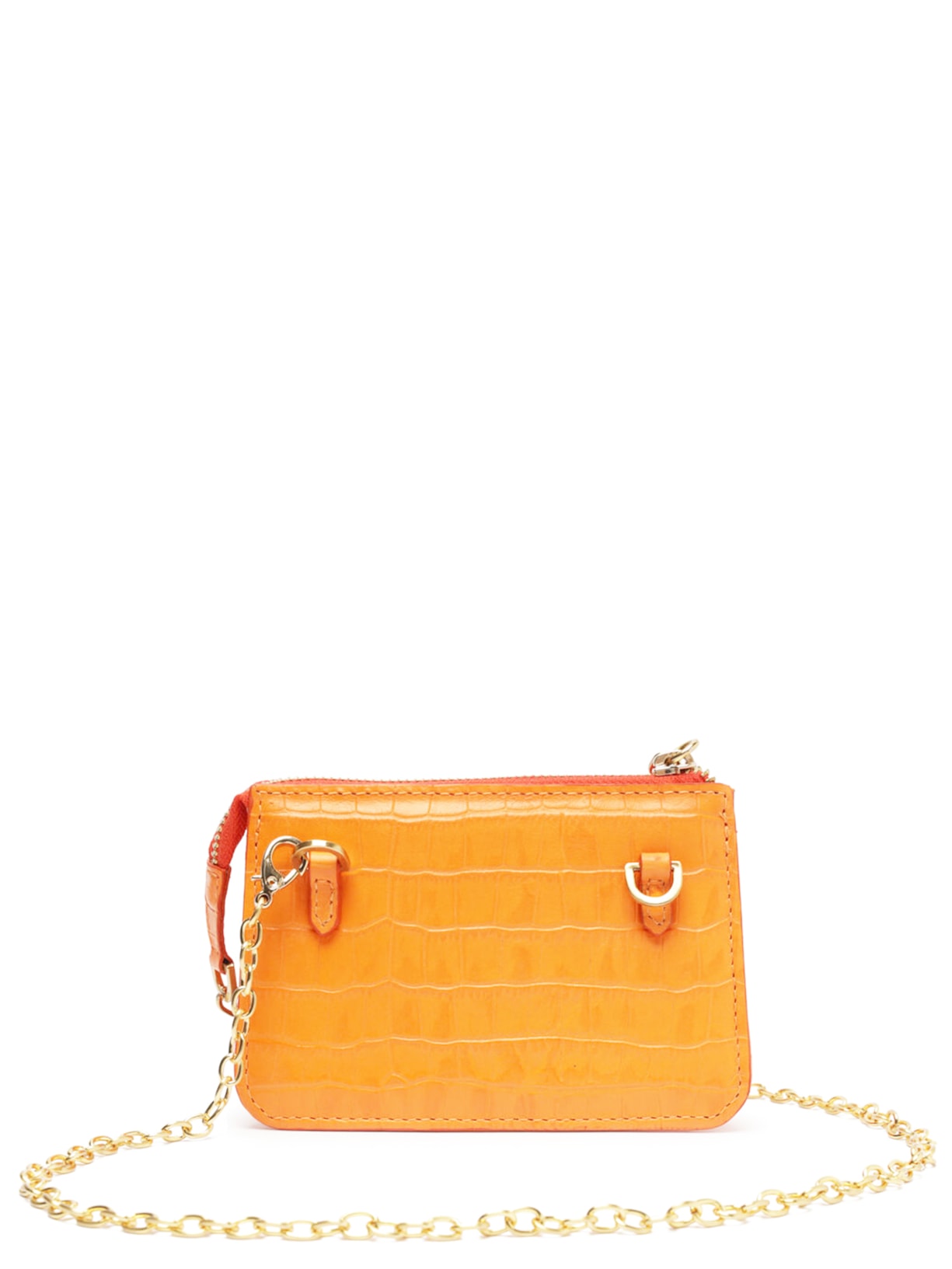 Mini Bag Feminina New Croc Soft Laranja Schutz