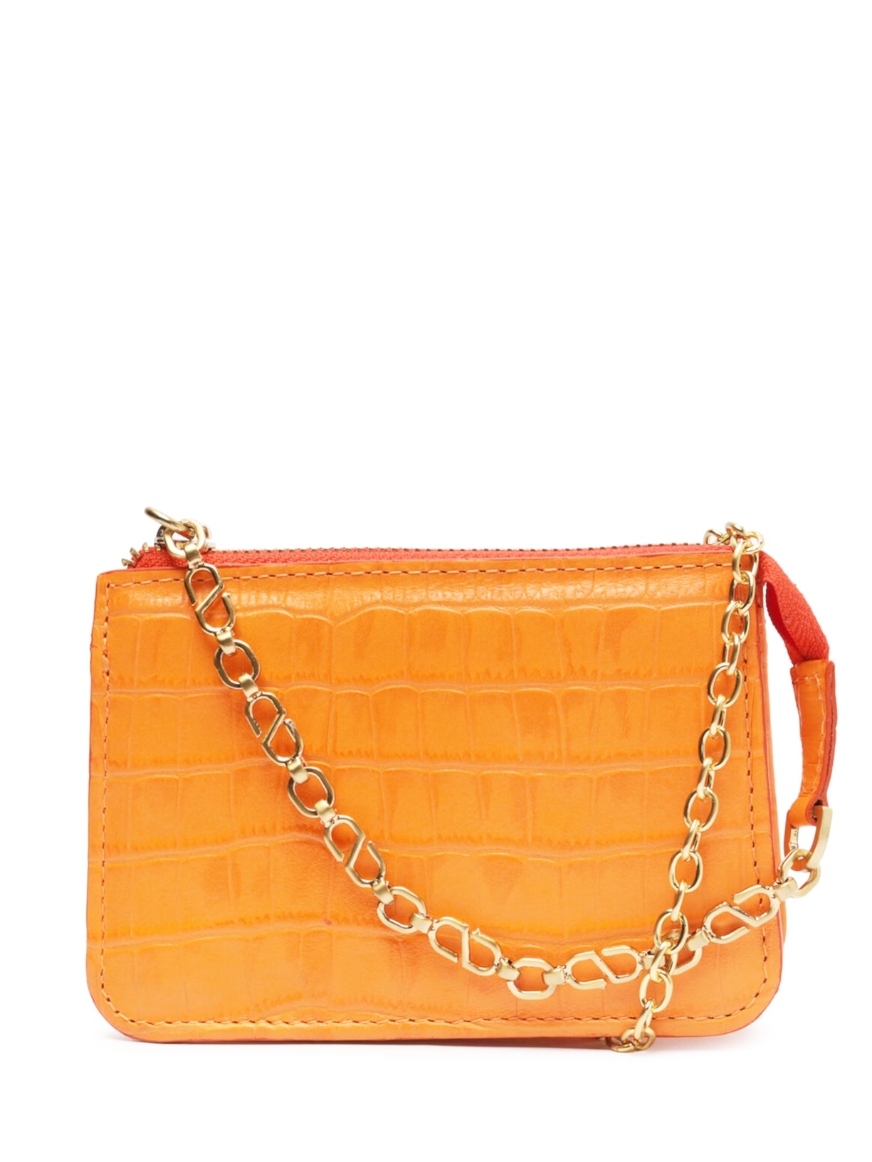 Mini Bag Feminina New Croc Soft Laranja Schutz