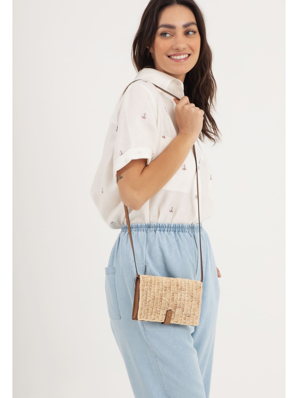 Mini Clutch Palha Buriti Havana Cabana Crafts
