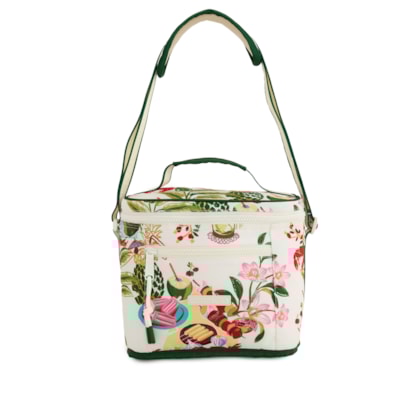 Mini Cooler Farofa Comida De Praia - Branco