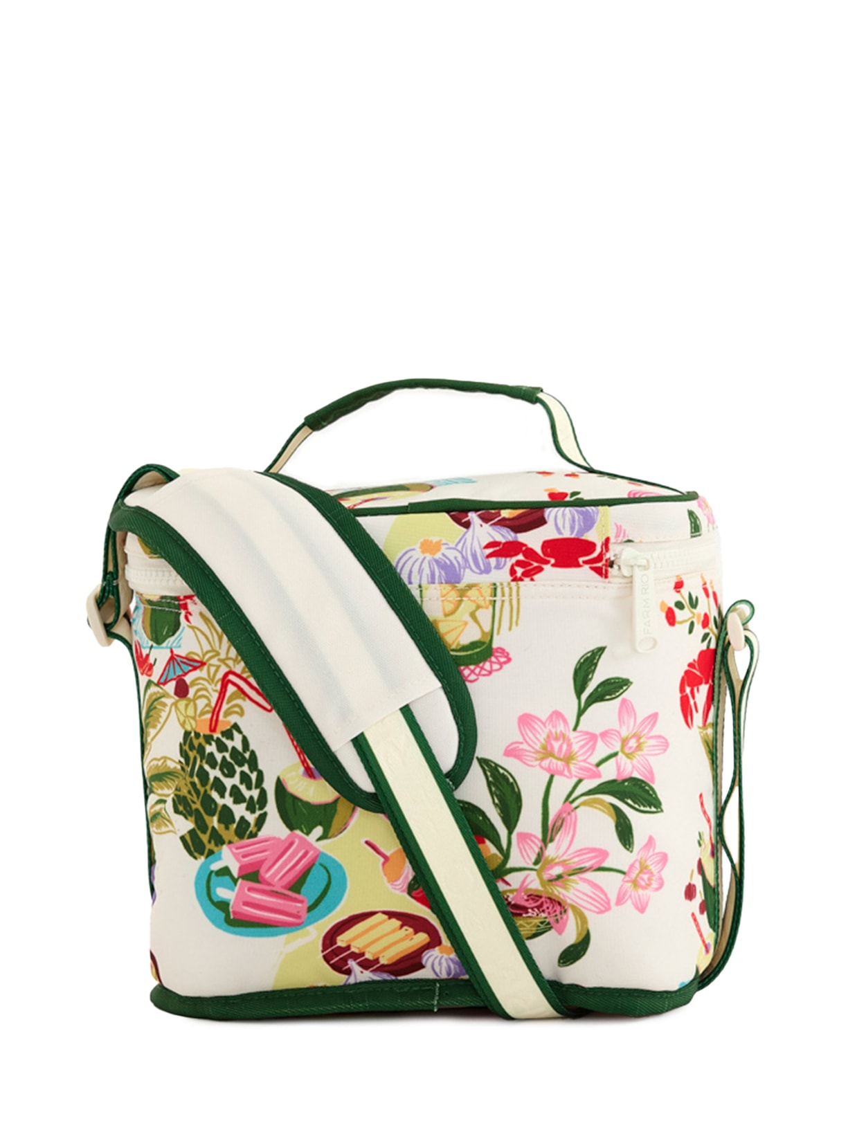 Mini Cooler Farofa Comida De Praia Branco Farm Etc