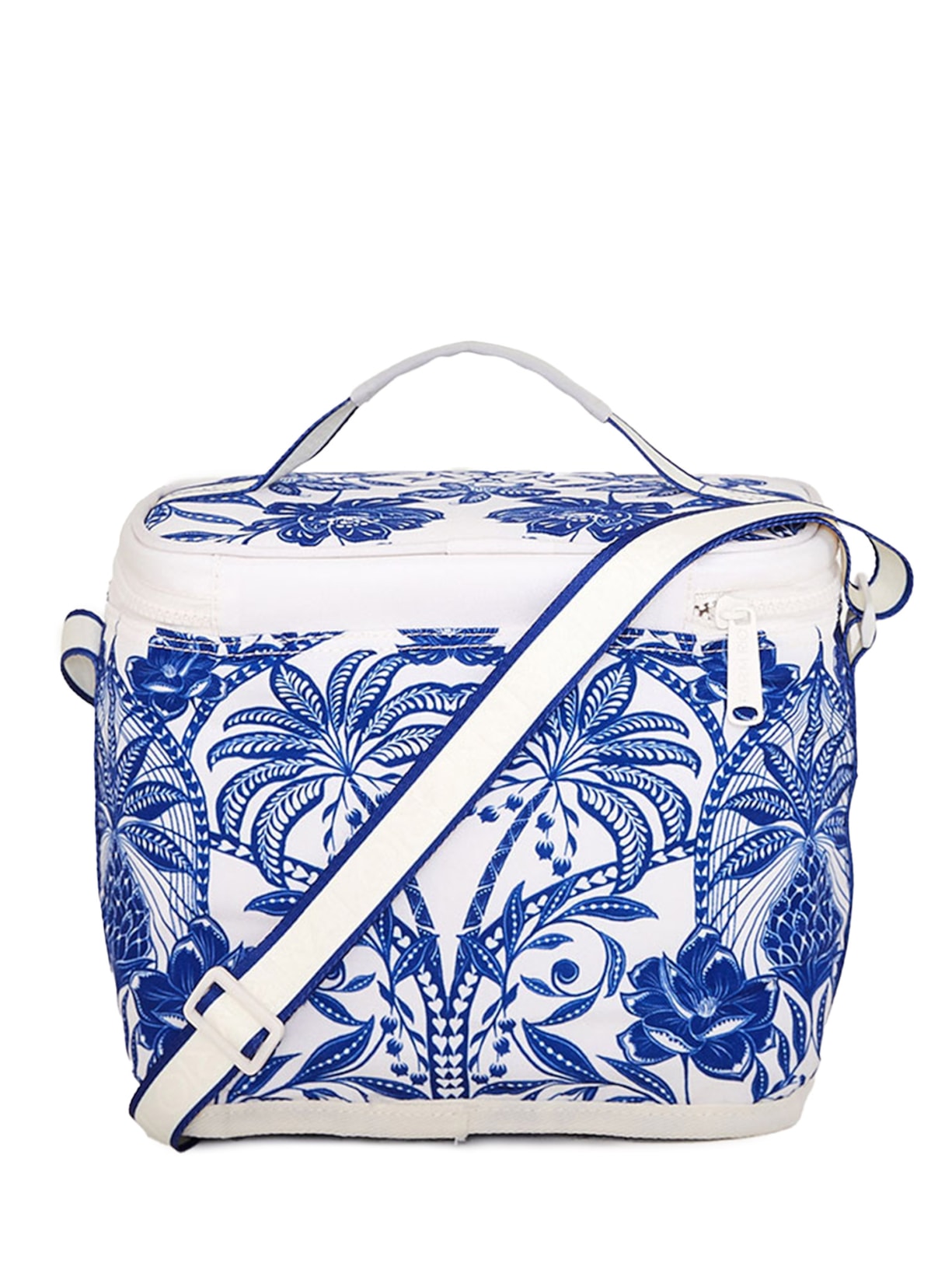 Mini Cooler Farofa Coqueiro De Flor Azul Farm Etc