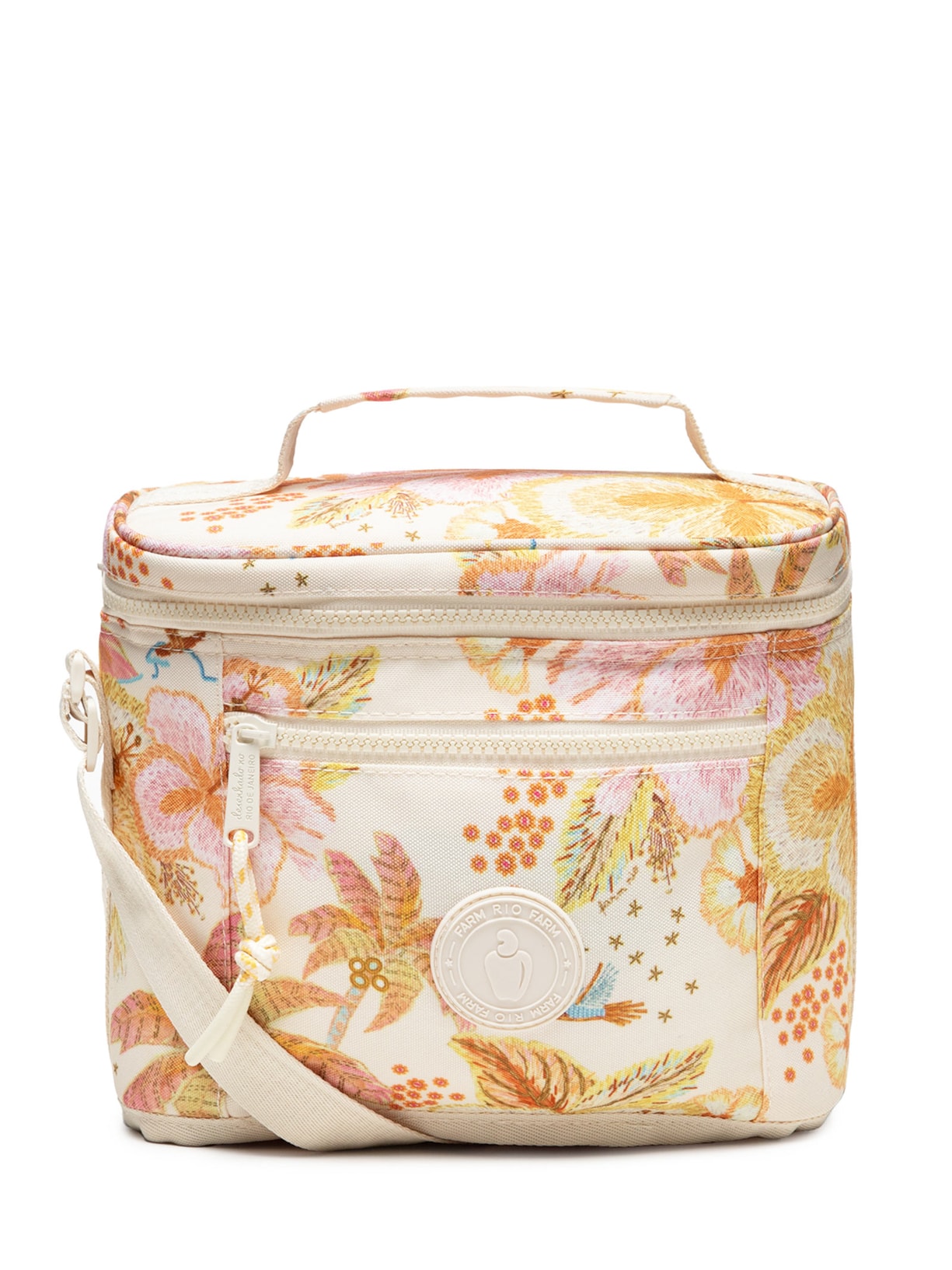 Mini Cooler Farofa Ilha De Flor - Rosa