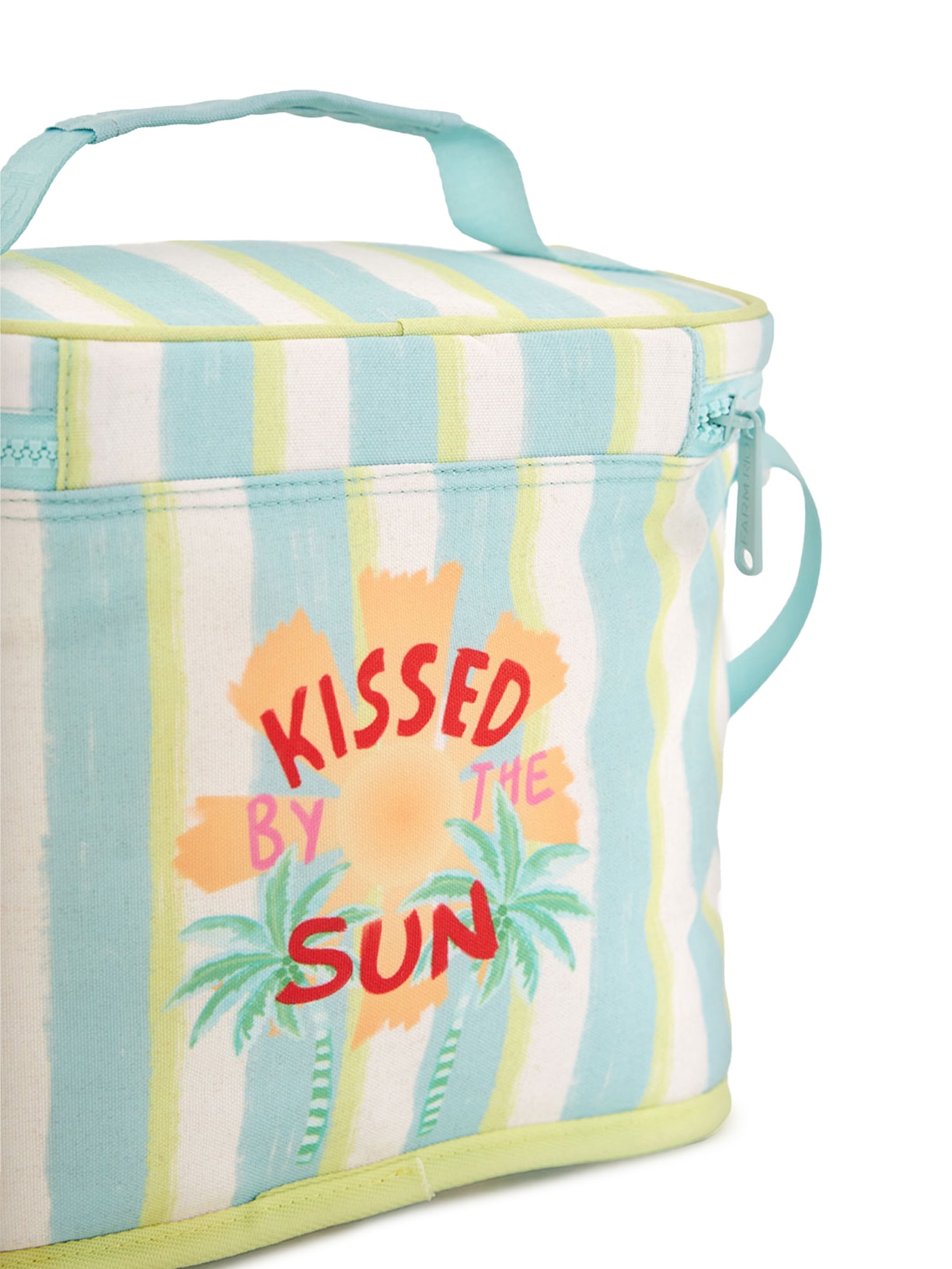 Mini Cooler Farofa Listrado Rio Azul Farm Etc