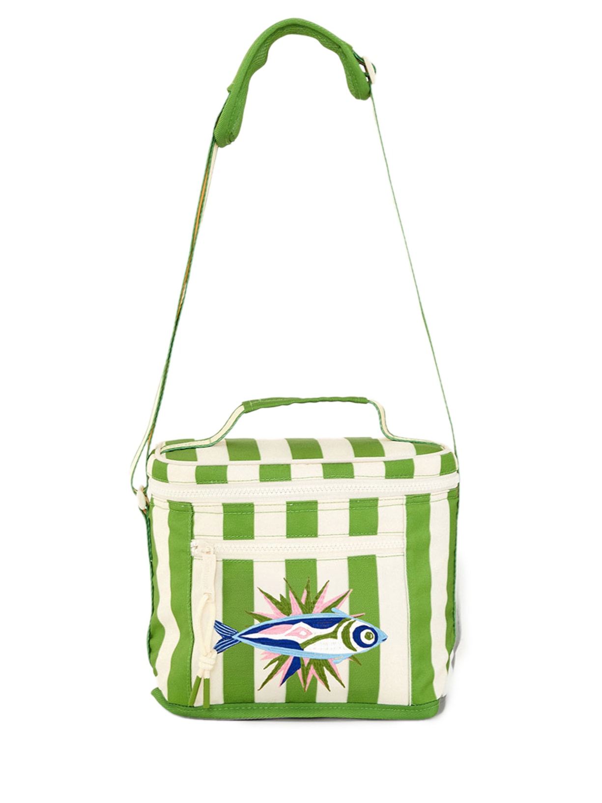 Mini Cooler Farofa Listrado Sonhador Verde Farm Etc