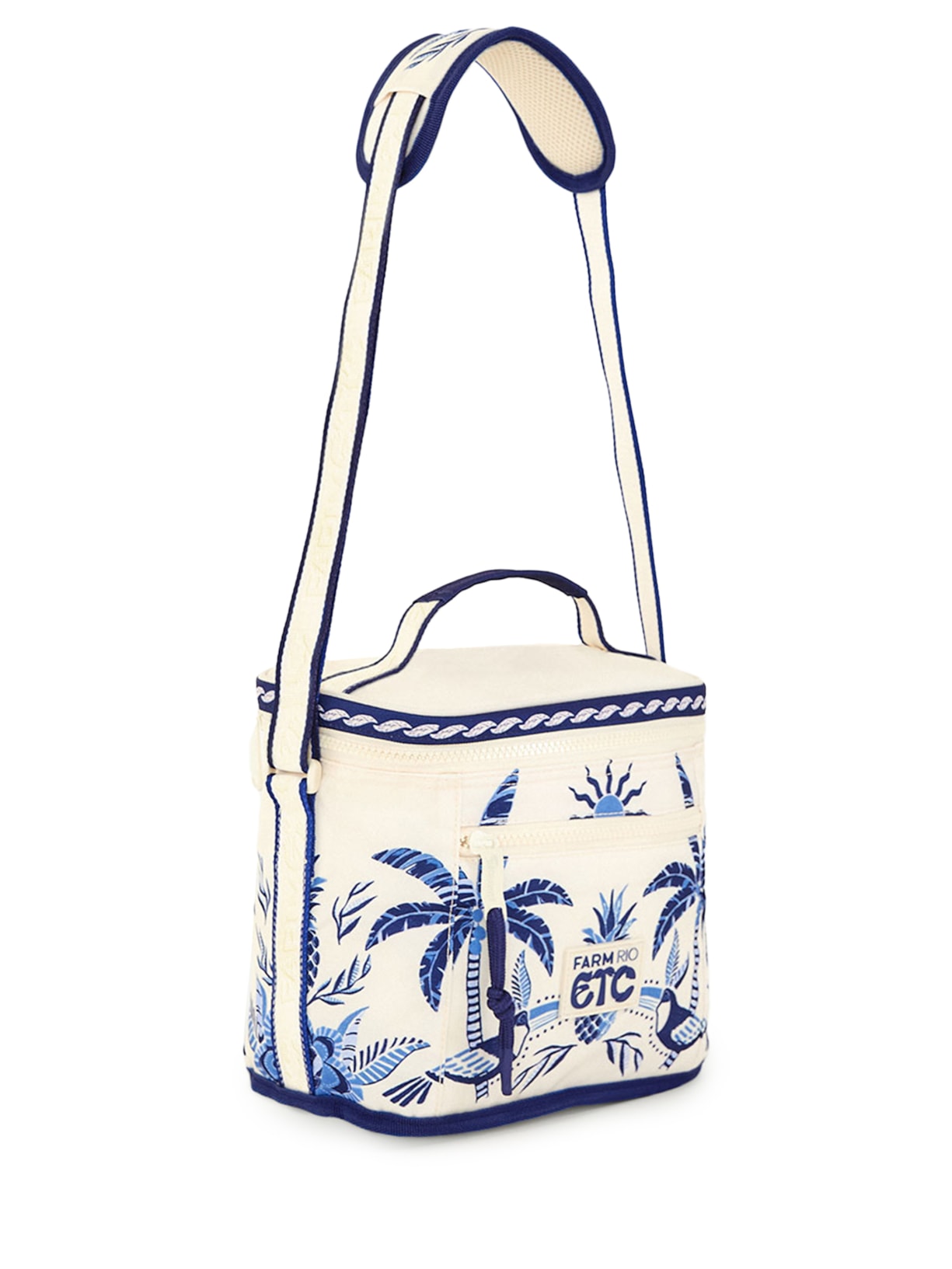 Mini Cooler Farofa Ri Tropical Branco Farm Etc