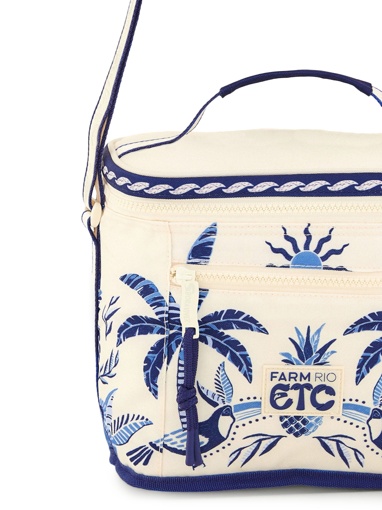 Mini Cooler Farofa Ri Tropical Branco Farm Etc
