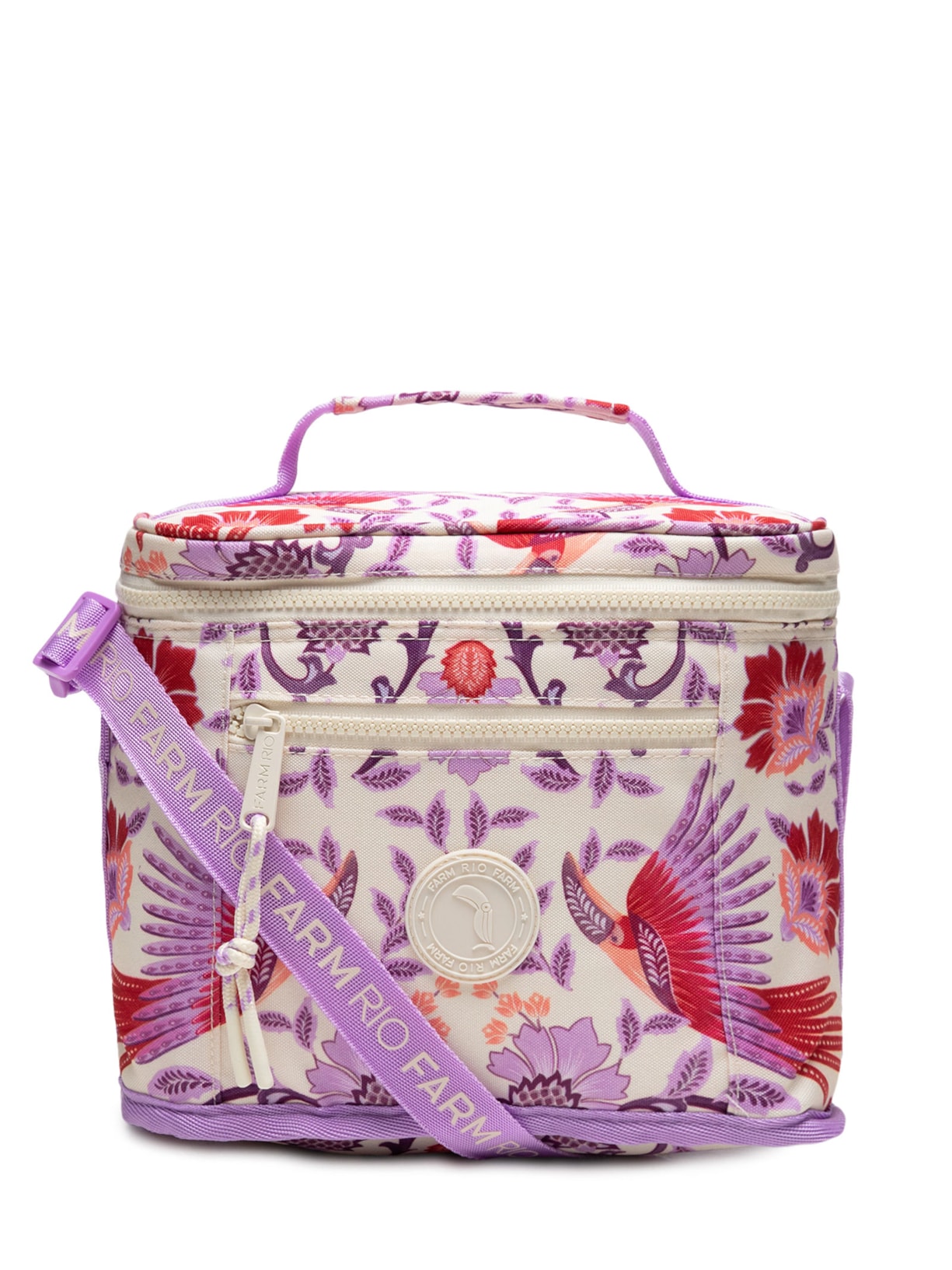 Mini Cooler Farofa Romance De Tucano - Roxo