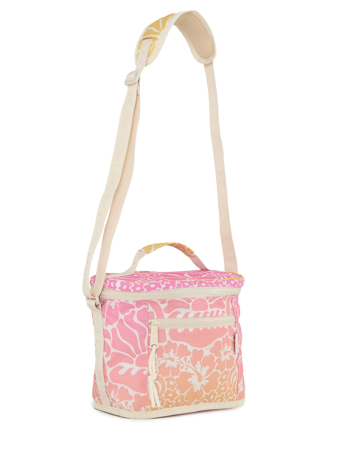 Mini Cooler Farofa Sunset Yoga Off Rosa Farm Etc