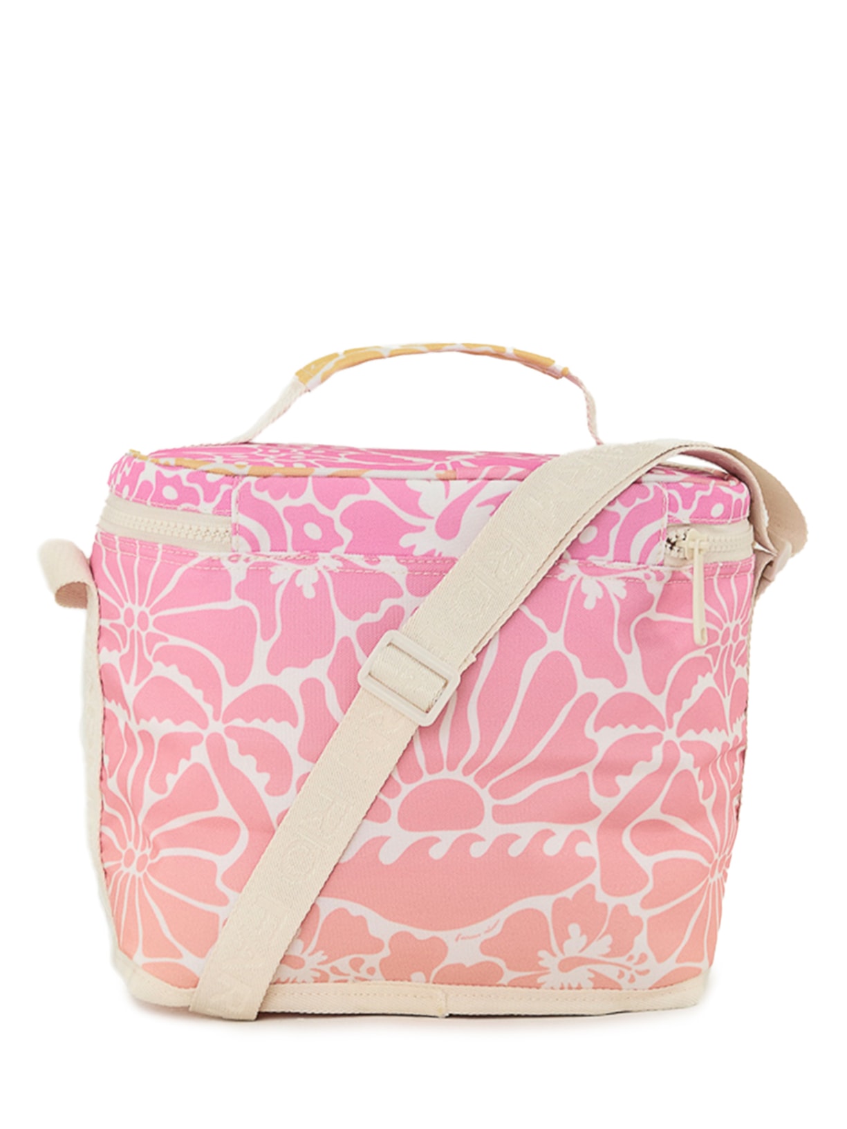 Mini Cooler Farofa Sunset Yoga Off Rosa Farm Etc