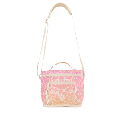 Mini Cooler Farofa Sunset Yoga Off - Rosa