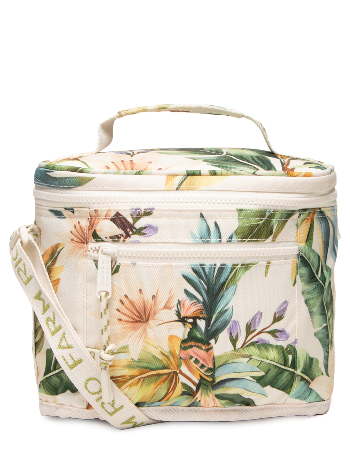 Mini Cooler Farofa Tropicália - Branco