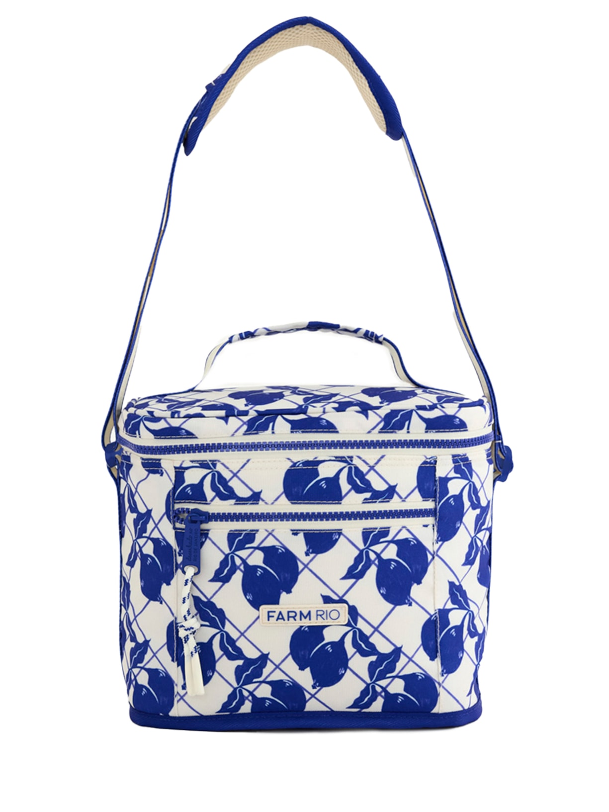 Mini Cooler Limão Gráfico - Azul