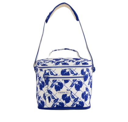 Mini Cooler Limão Gráfico - Azul