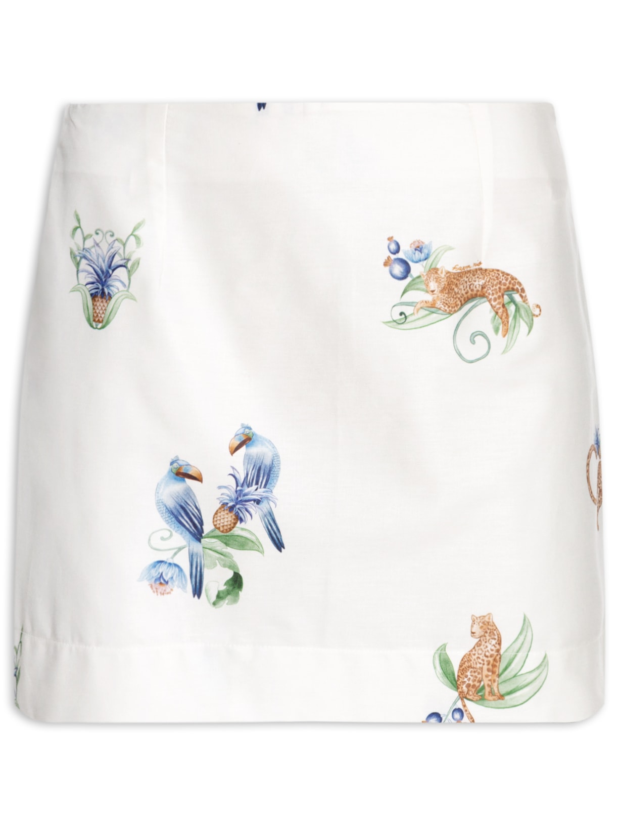 Mini Saia Aninha Branco Farm