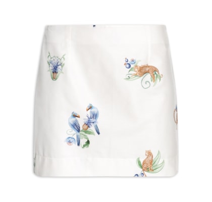 Mini Saia Aninha - Branco