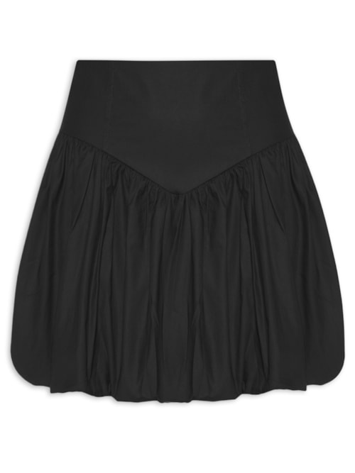 Mini Saia Balonê - Preto