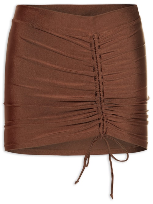 Mini Saia Beachwear - Marrom