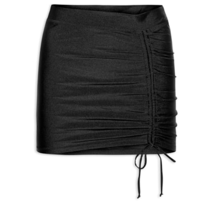 Mini Saia Beachwear - Preto