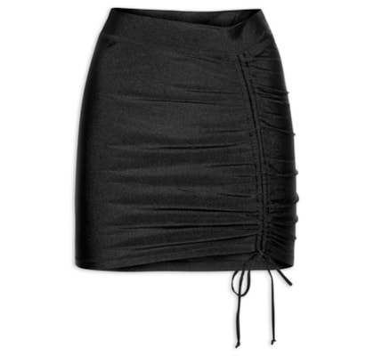 Mini Saia Beachwear - Preto