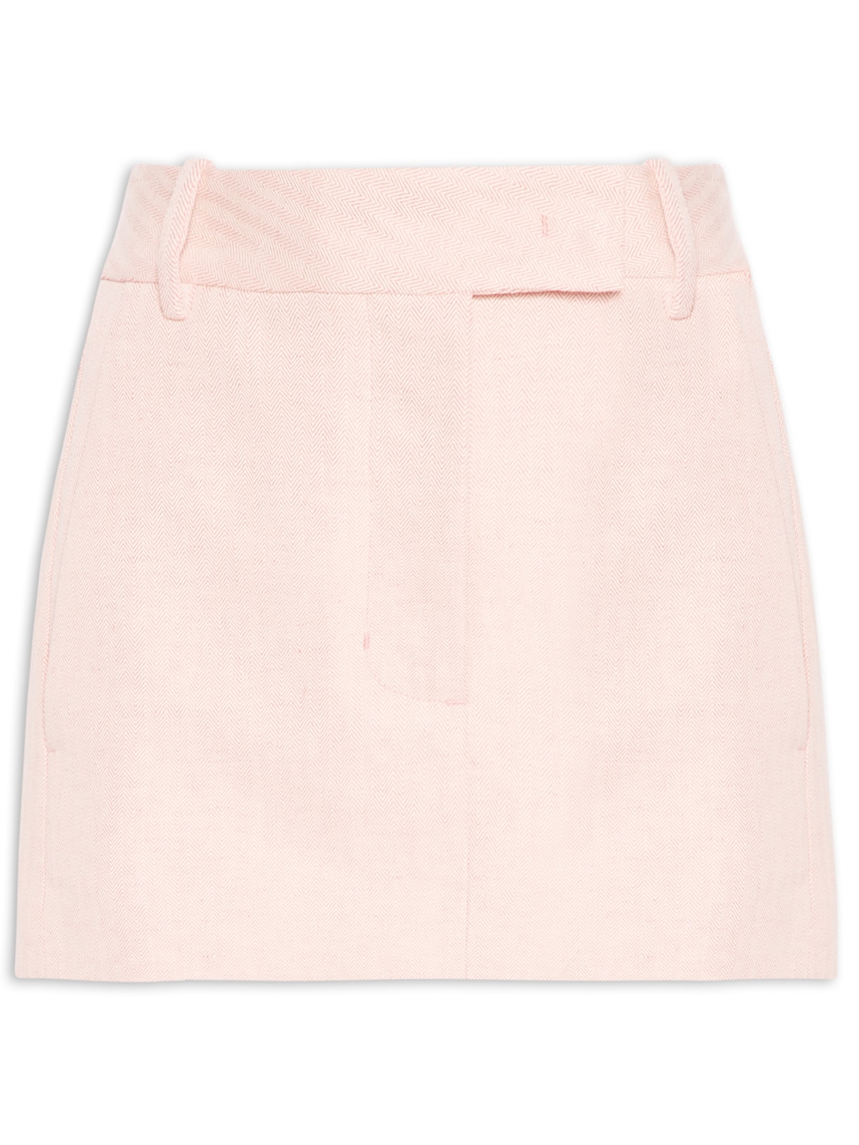 Mini Saia Chevron Rosa Animale