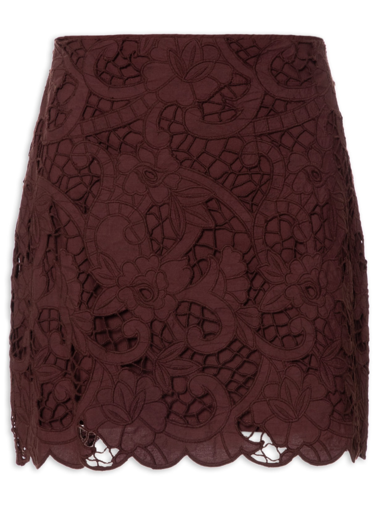 Mini Saia Clássico Fresh - Marrom