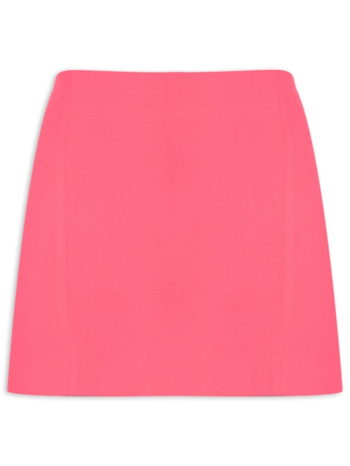 Mini Saia De Crepe - Rosa