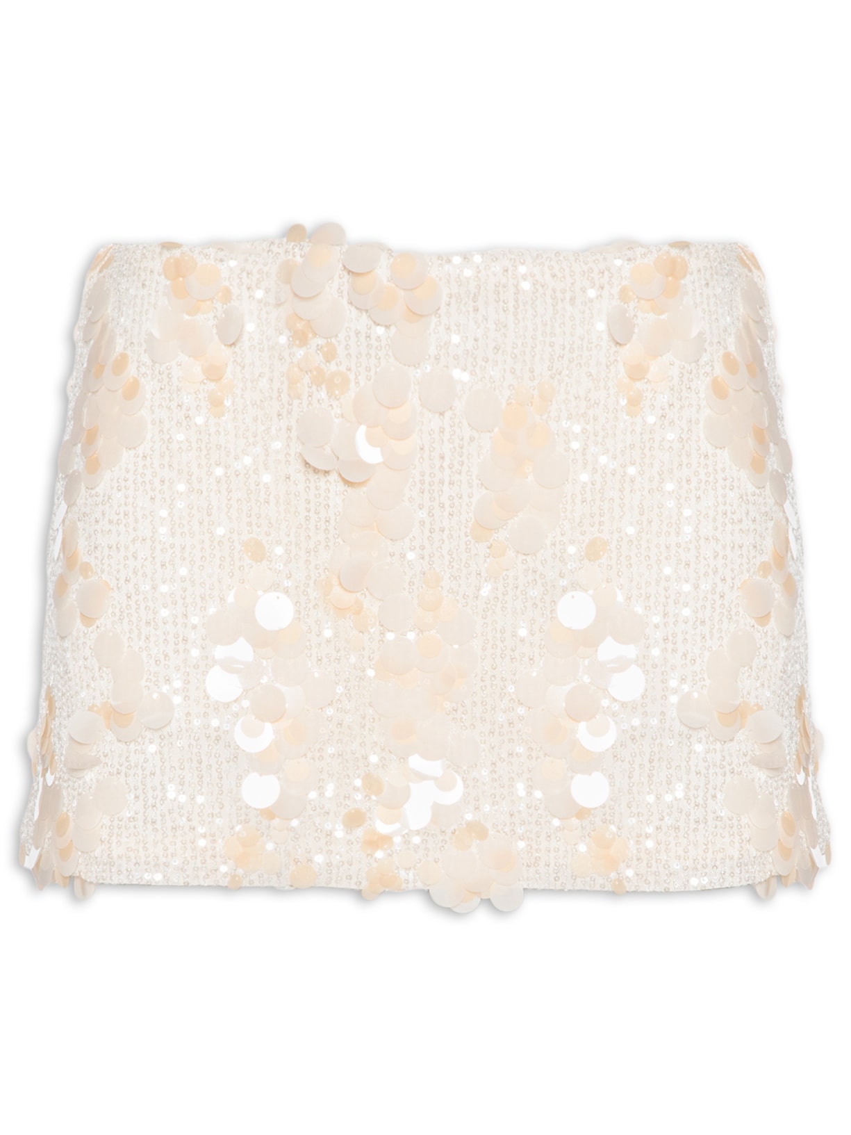 Mini Saia em Paetês Off White Market 33