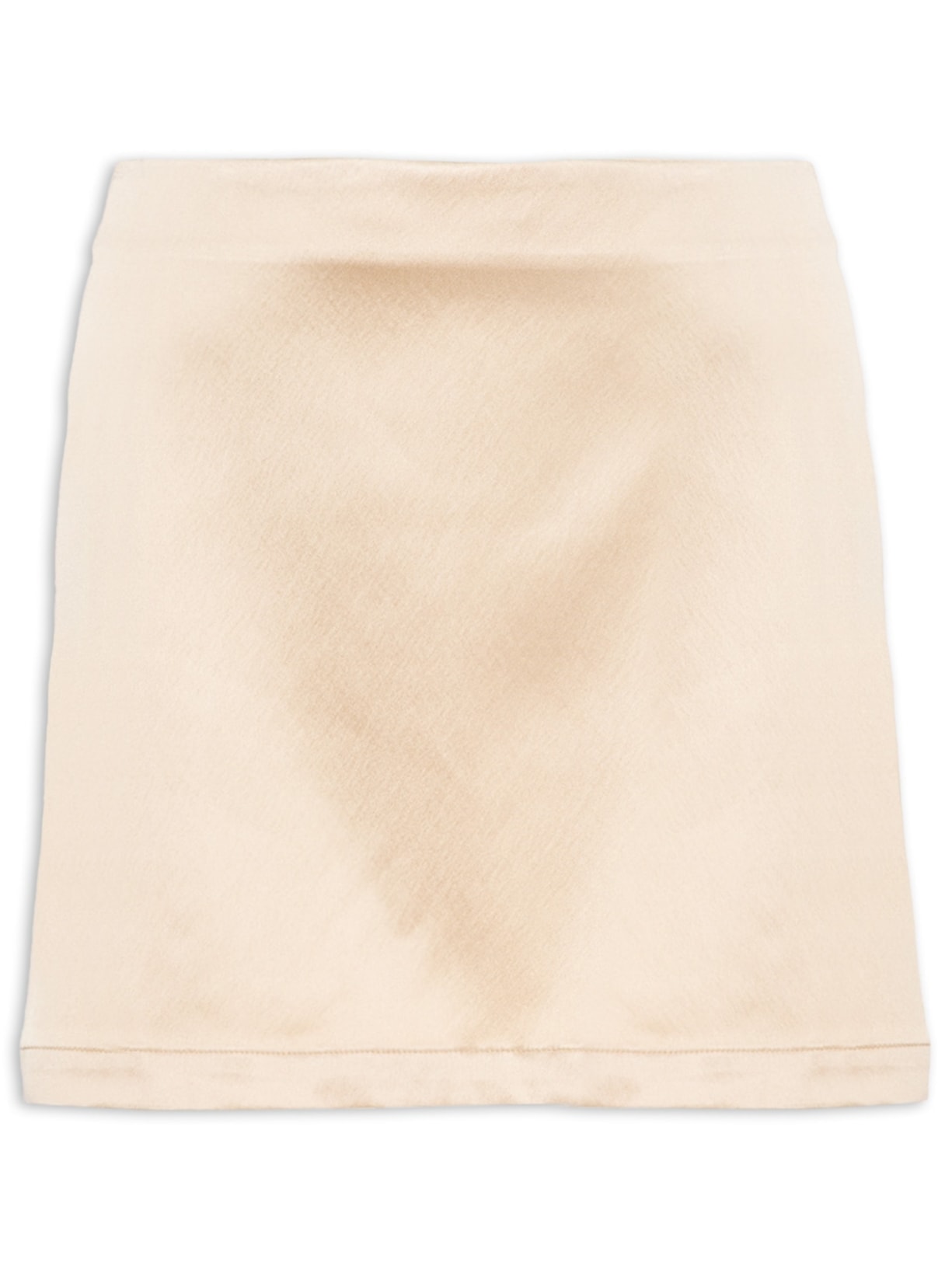 Mini Saia Feminina Acetinada - Dourado