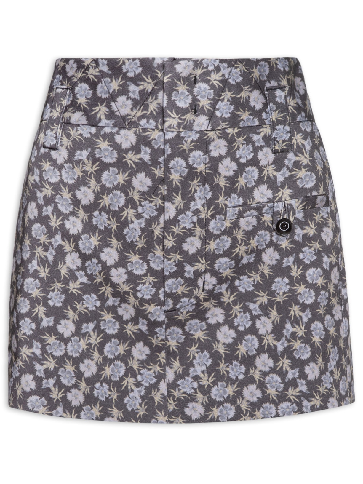 Mini Saia Maia Preto Animale