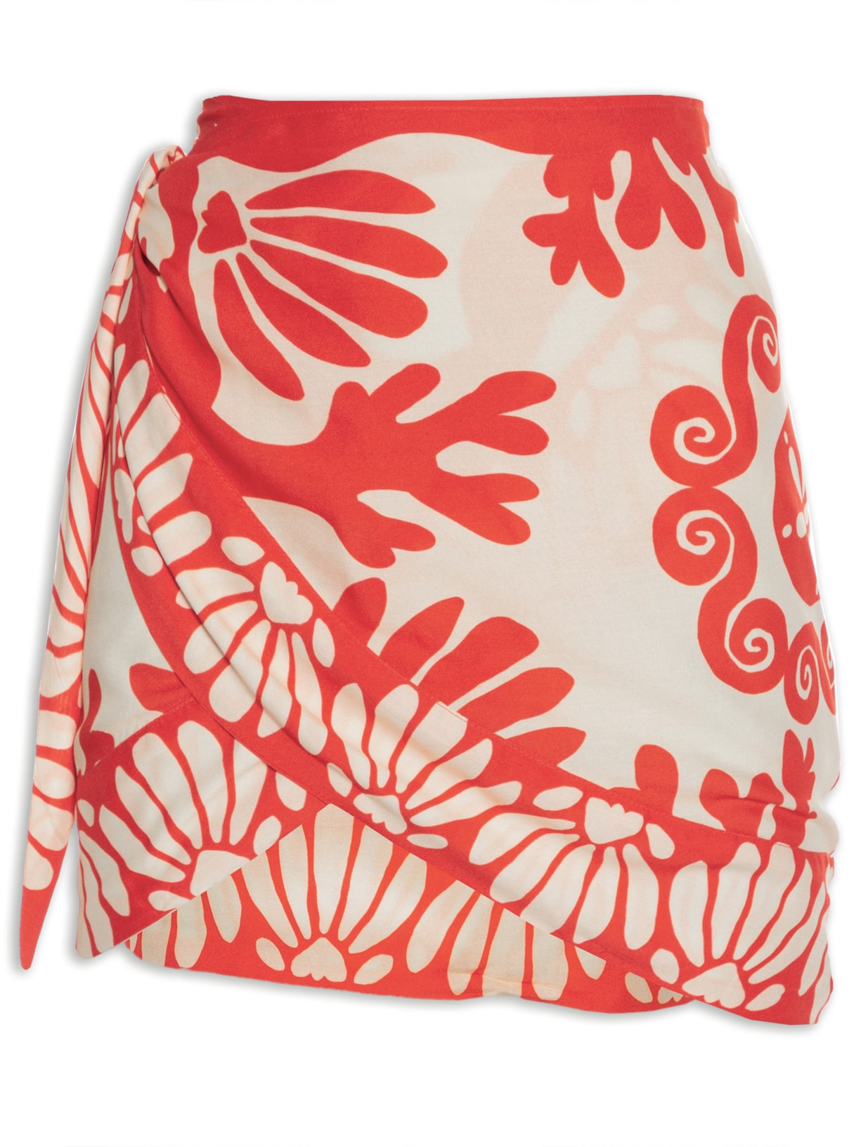 Mini Saia Pareô Ilheus Vermelho Farm