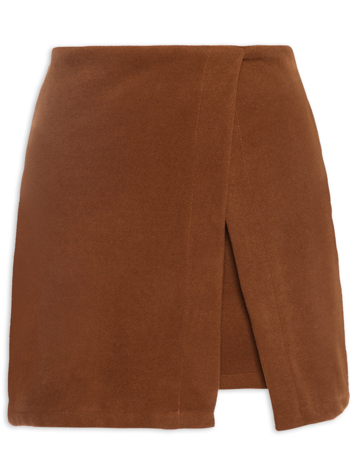 Mini Saia Recorte - Marrom