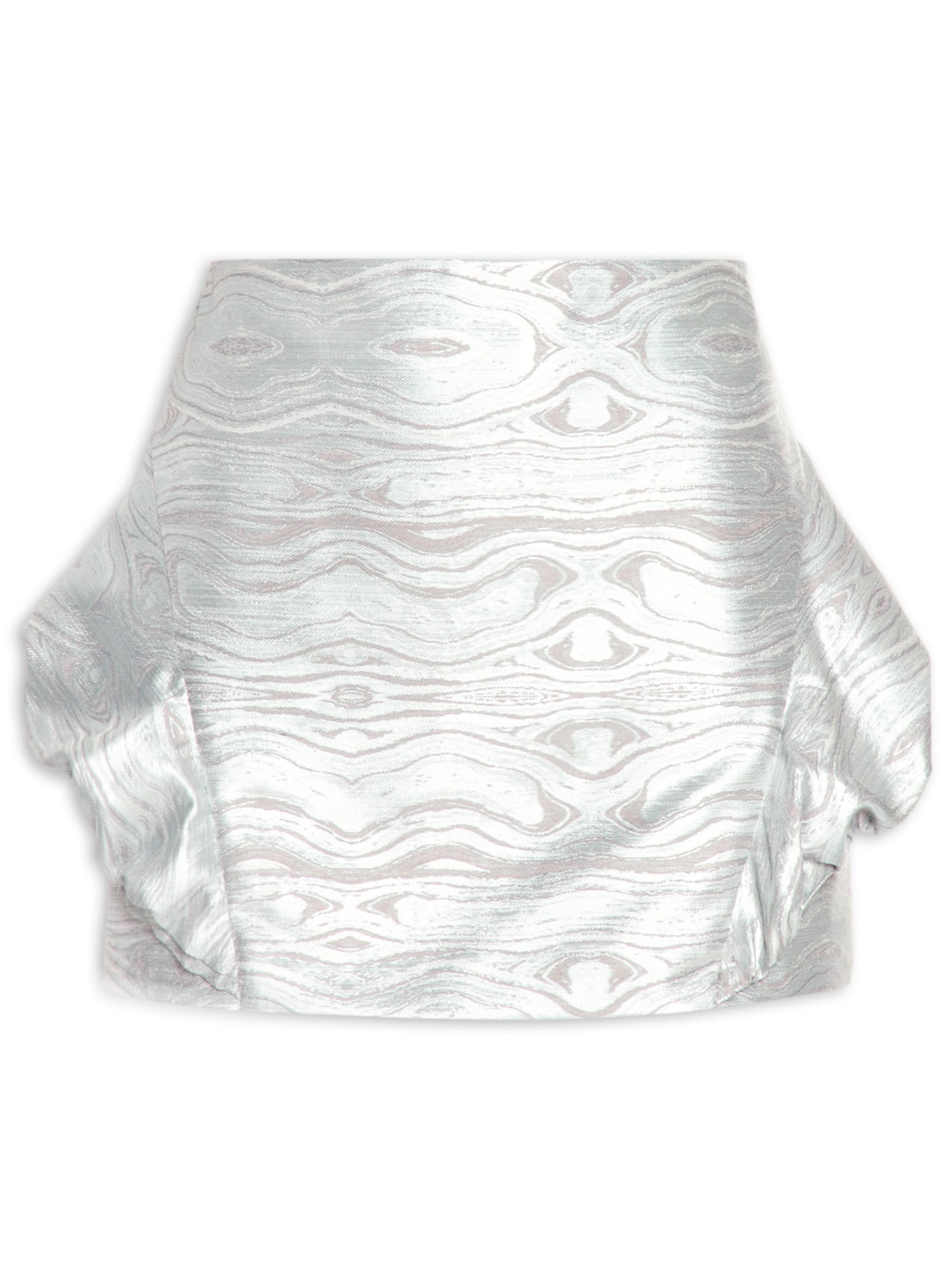 Mini Saia Recorte - Prata